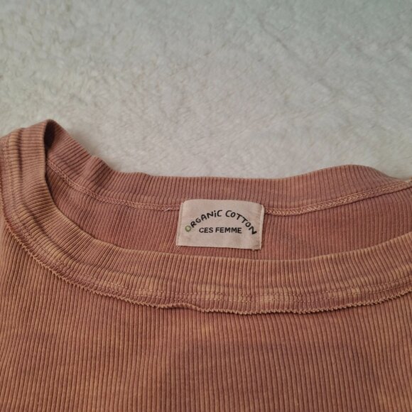 Ces Femme Tie Dye Top Sz S Oversized 100% Organic Cotton Baselayer Boho Grunge - Picture 9 of 13